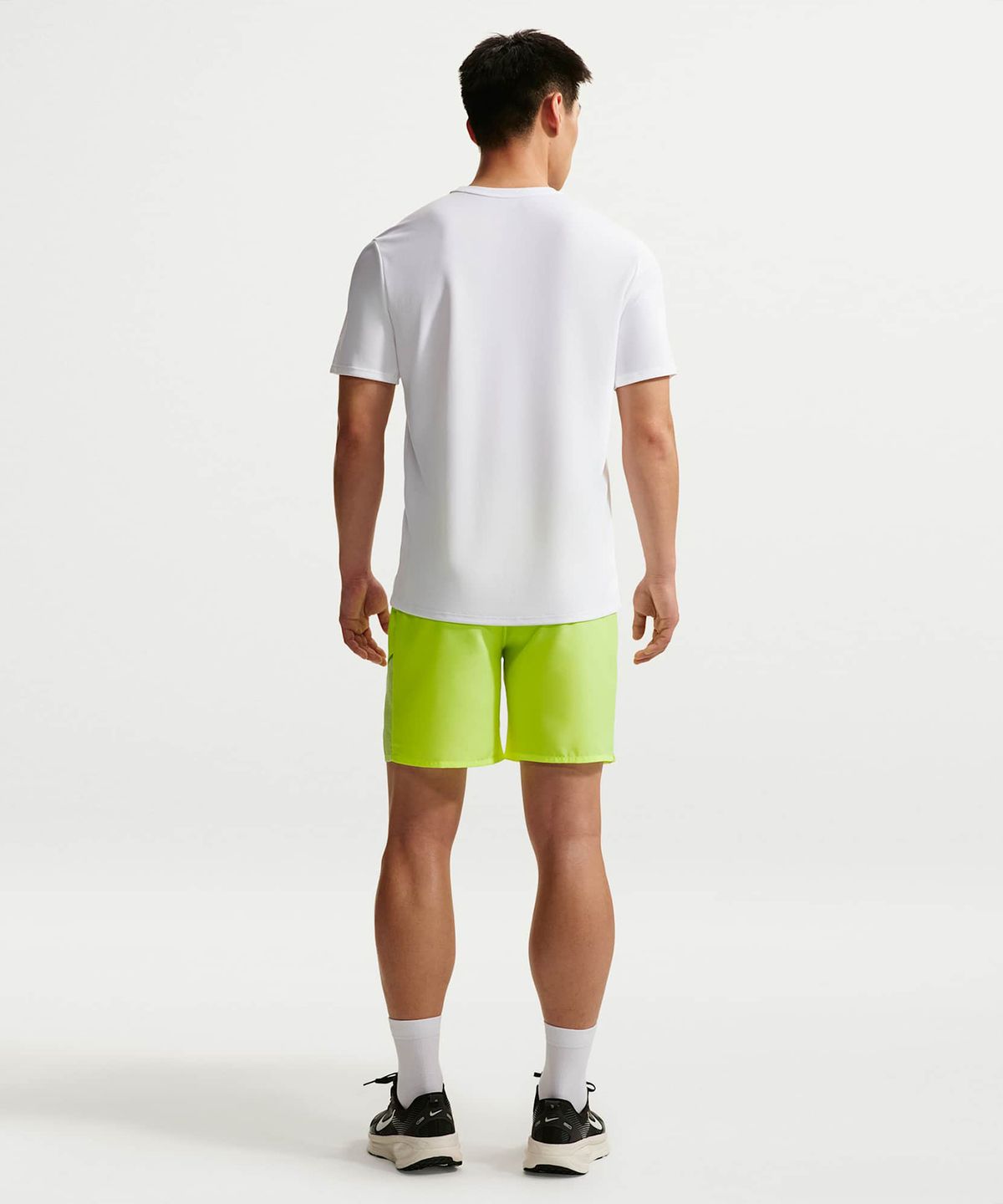 나이키(NIKE) 마일러 드라이 핏 UV 차단 반소매 러닝 탑 M - 화이트 / IF2083-100