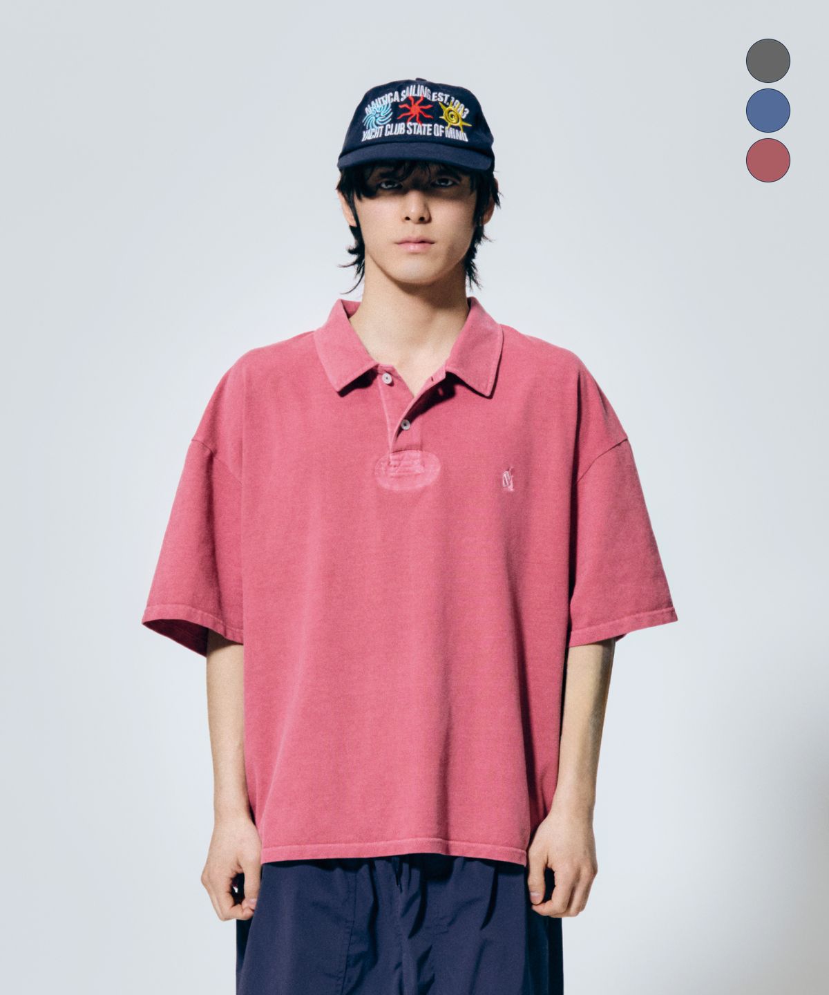 노티카(NAUTICA) 피그먼트 폴로 티셔츠(3colors) NPO4986
