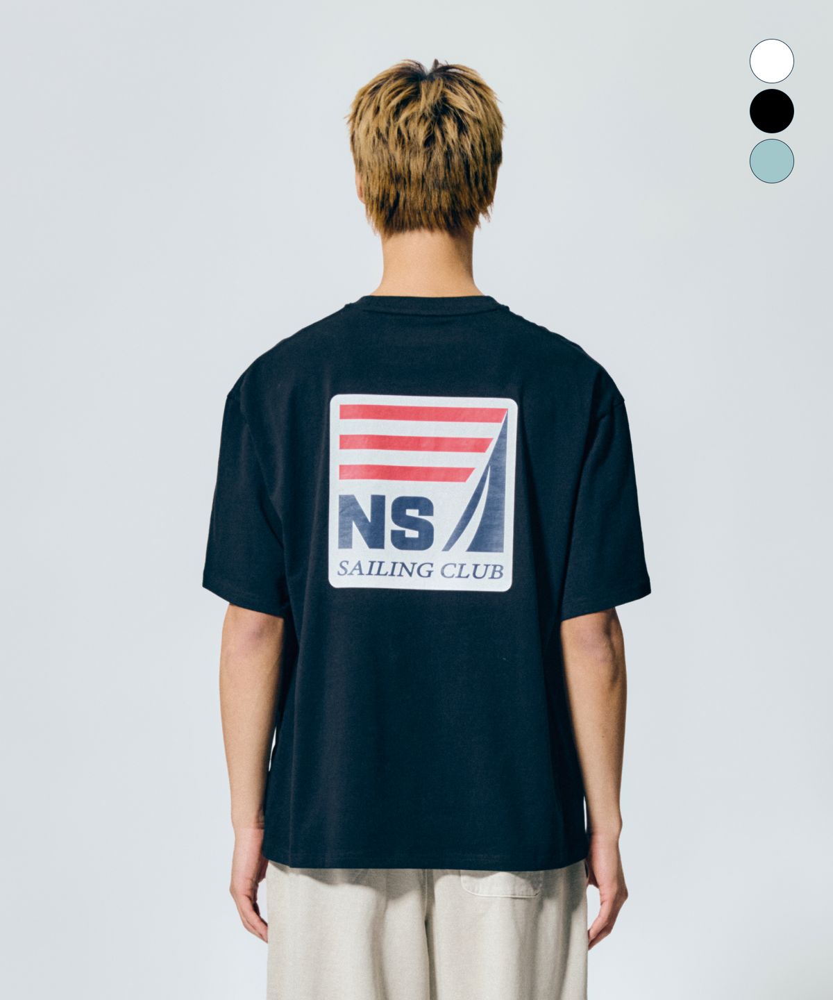 노티카(NAUTICA) 세일링 클럽 티셔츠(3colors) NTS4846