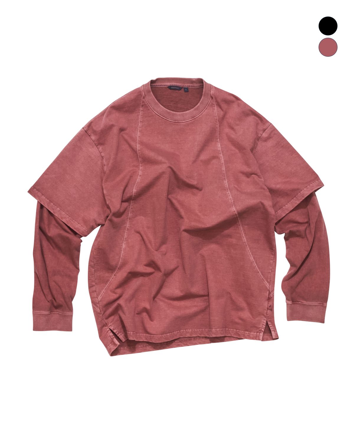 노티카(NAUTICA) 83플래그 세일링 레이어드 롱슬리브 티셔츠(3colors) NTL4916