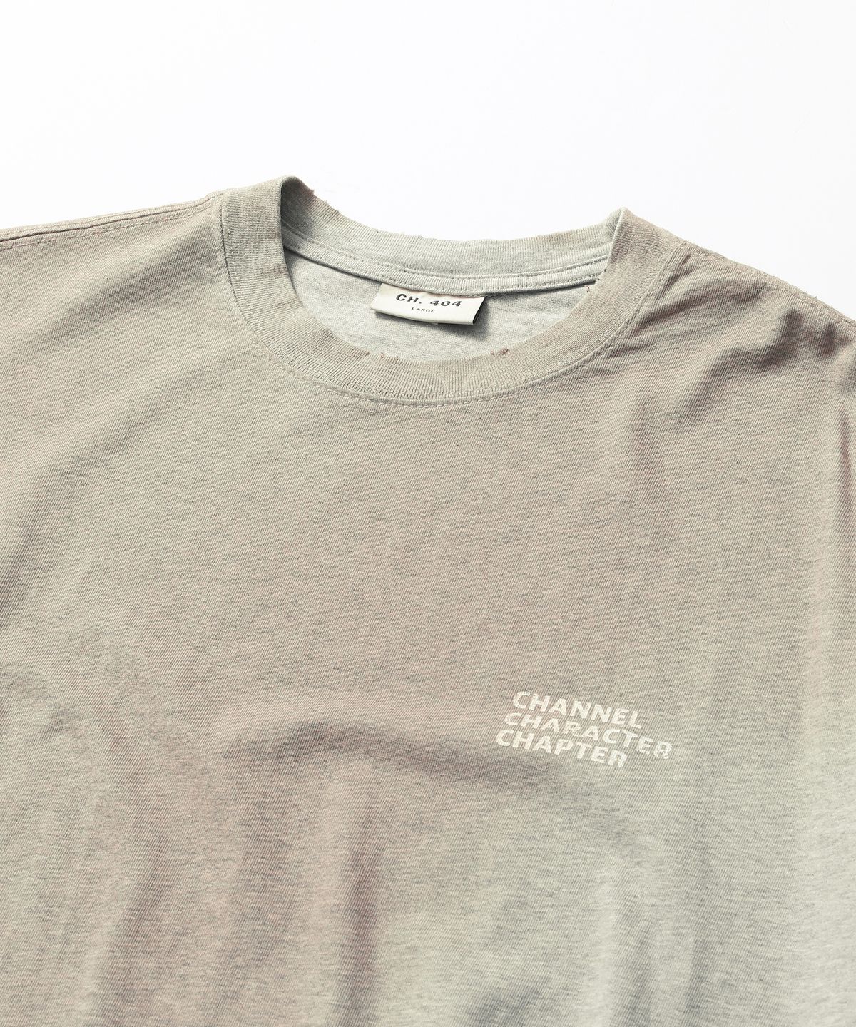 씨에이치사공사(CH.404) Signature LOGO TEE GRAY