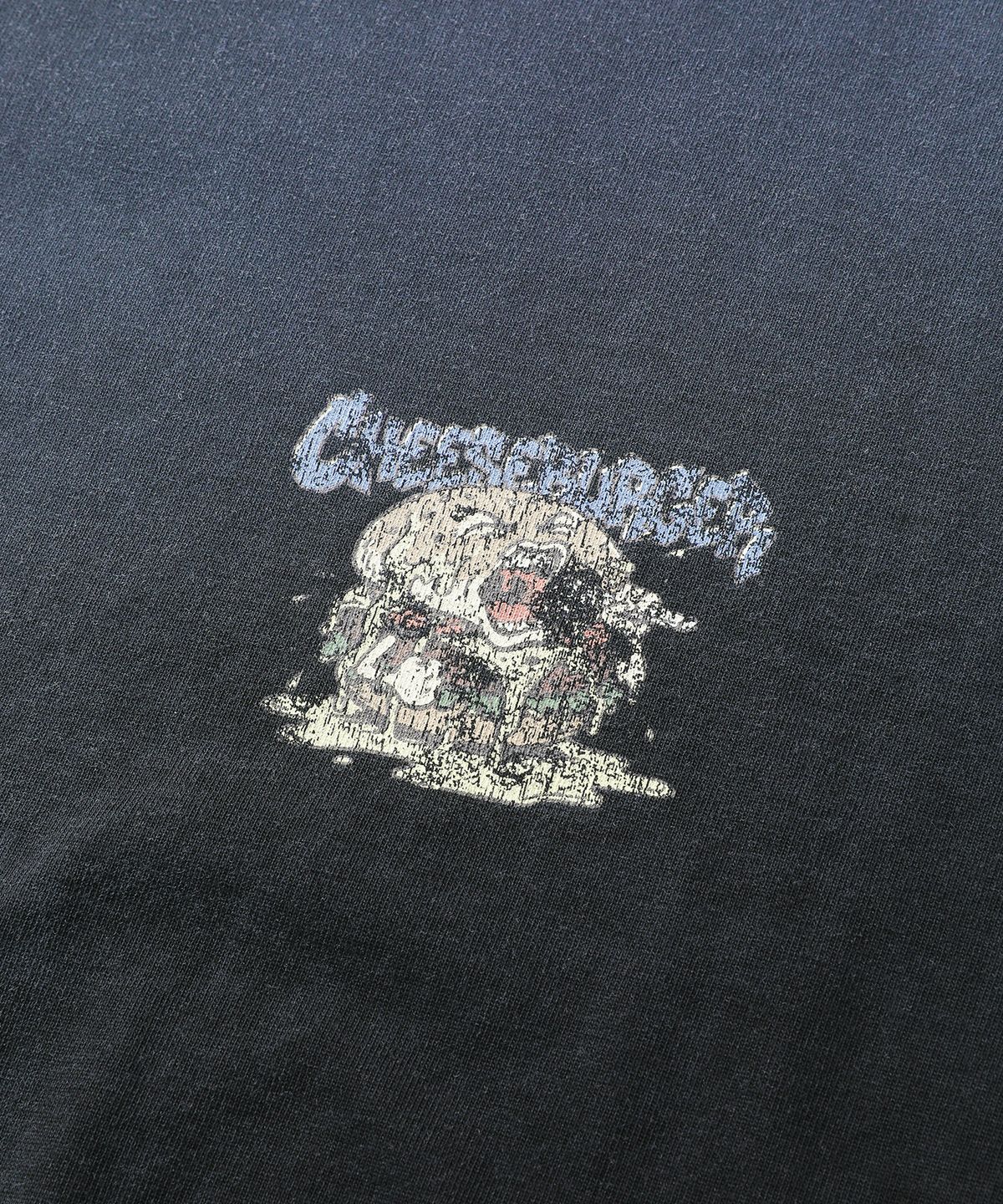 씨에이치사공사(CH.404) CHEESE BURGER TEE BLACK