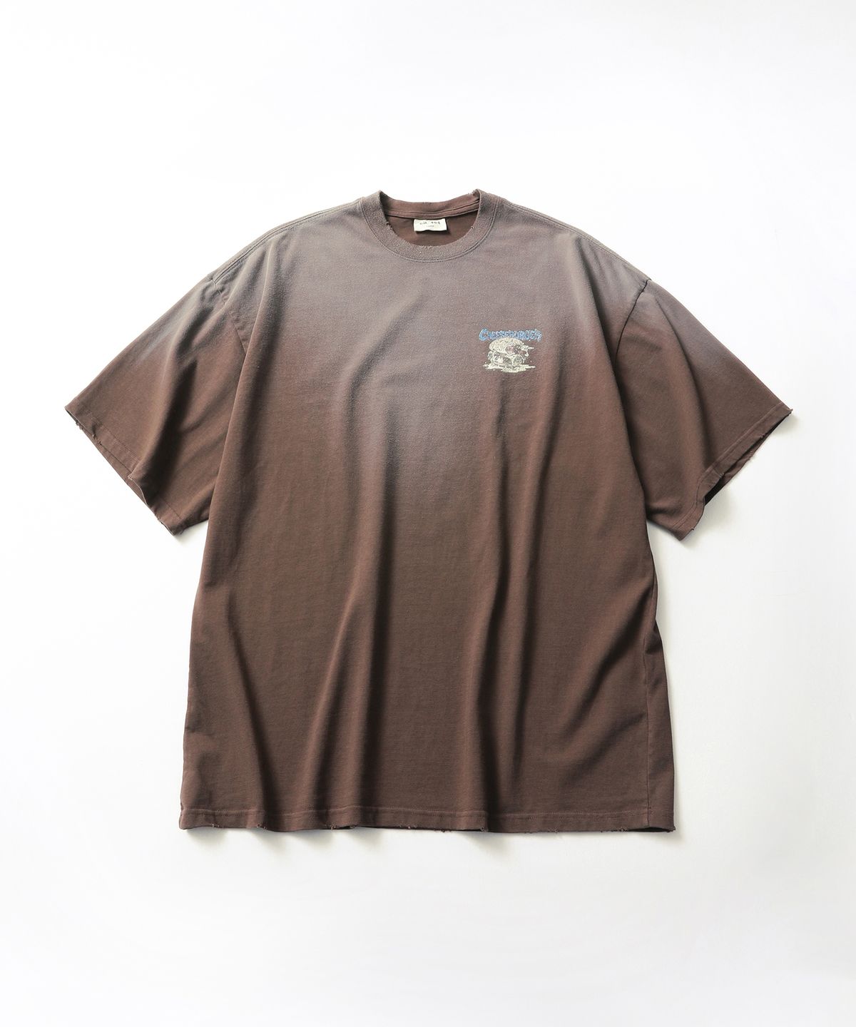 씨에이치사공사(CH.404) CHEESE BURGER TEE BROWN