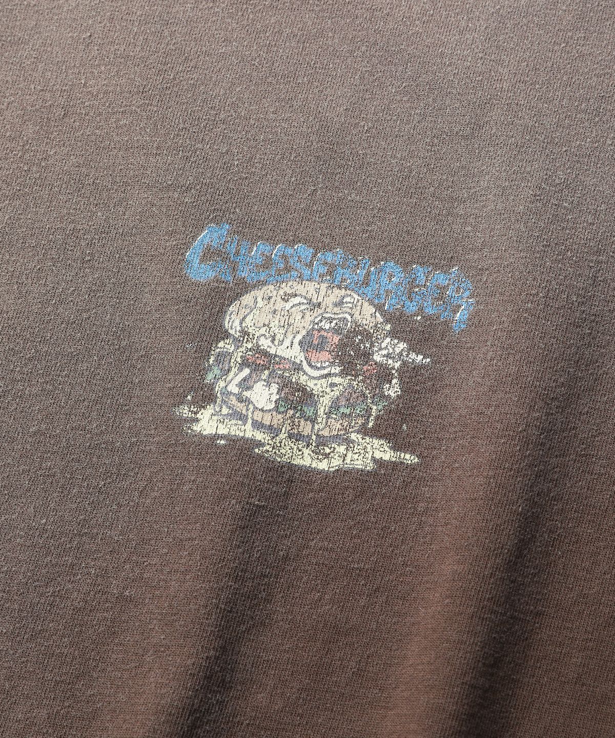 씨에이치사공사(CH.404) CHEESE BURGER TEE BROWN