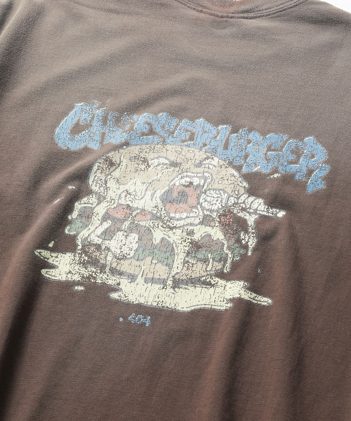 씨에이치사공사(CH.404) CHEESE BURGER TEE BROWN