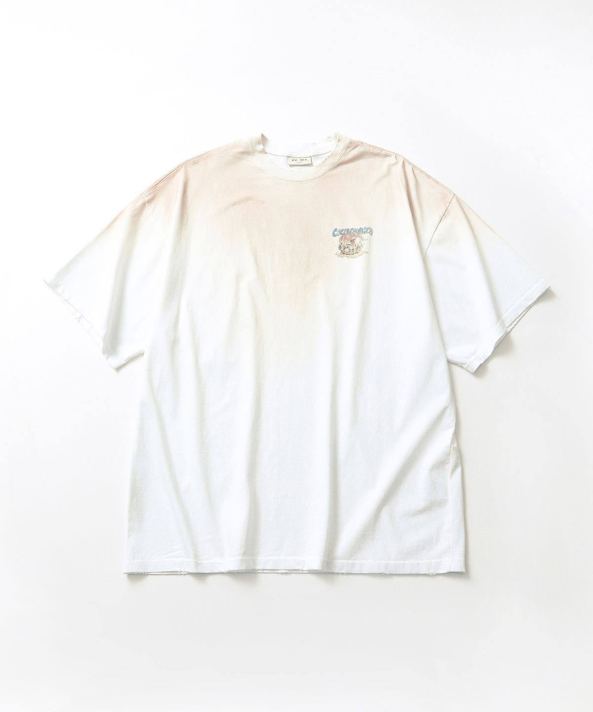 씨에이치사공사(CH.404) CHEESE BURGER TEE WHITE