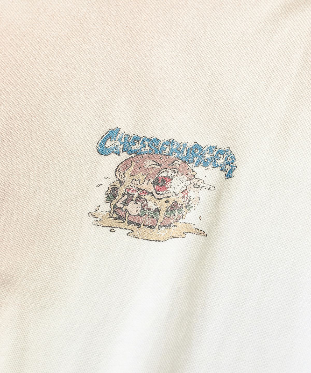 씨에이치사공사(CH.404) CHEESE BURGER TEE WHITE
