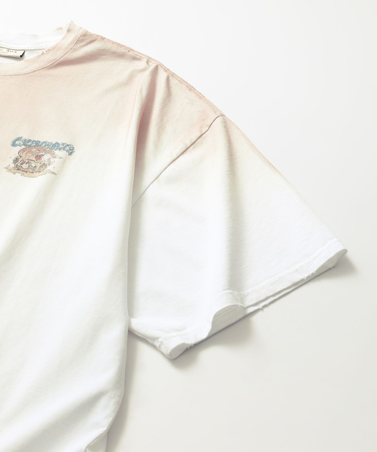 씨에이치사공사(CH.404) CHEESE BURGER TEE WHITE