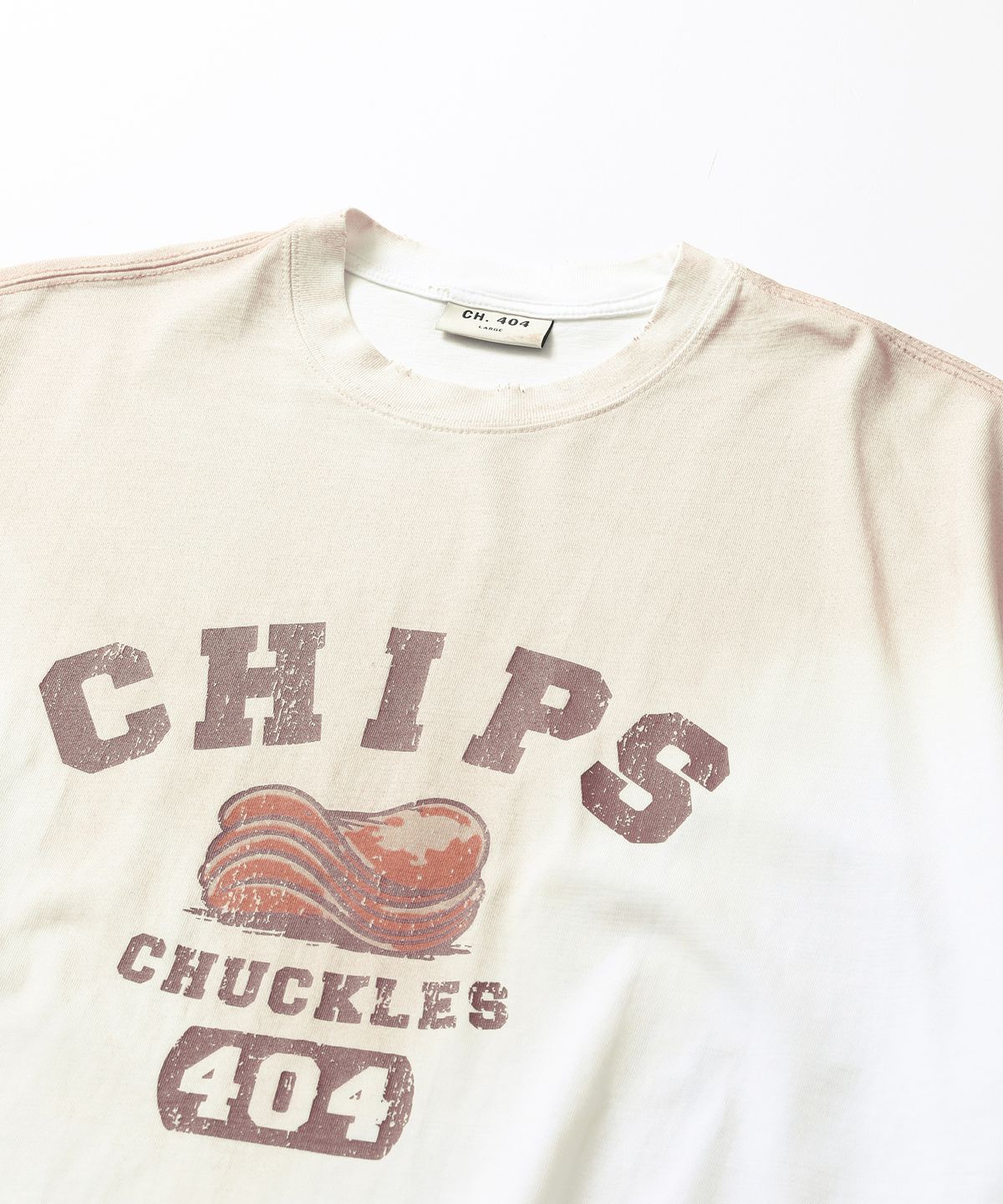씨에이치사공사(CH.404) CHIPS TEE WHITE