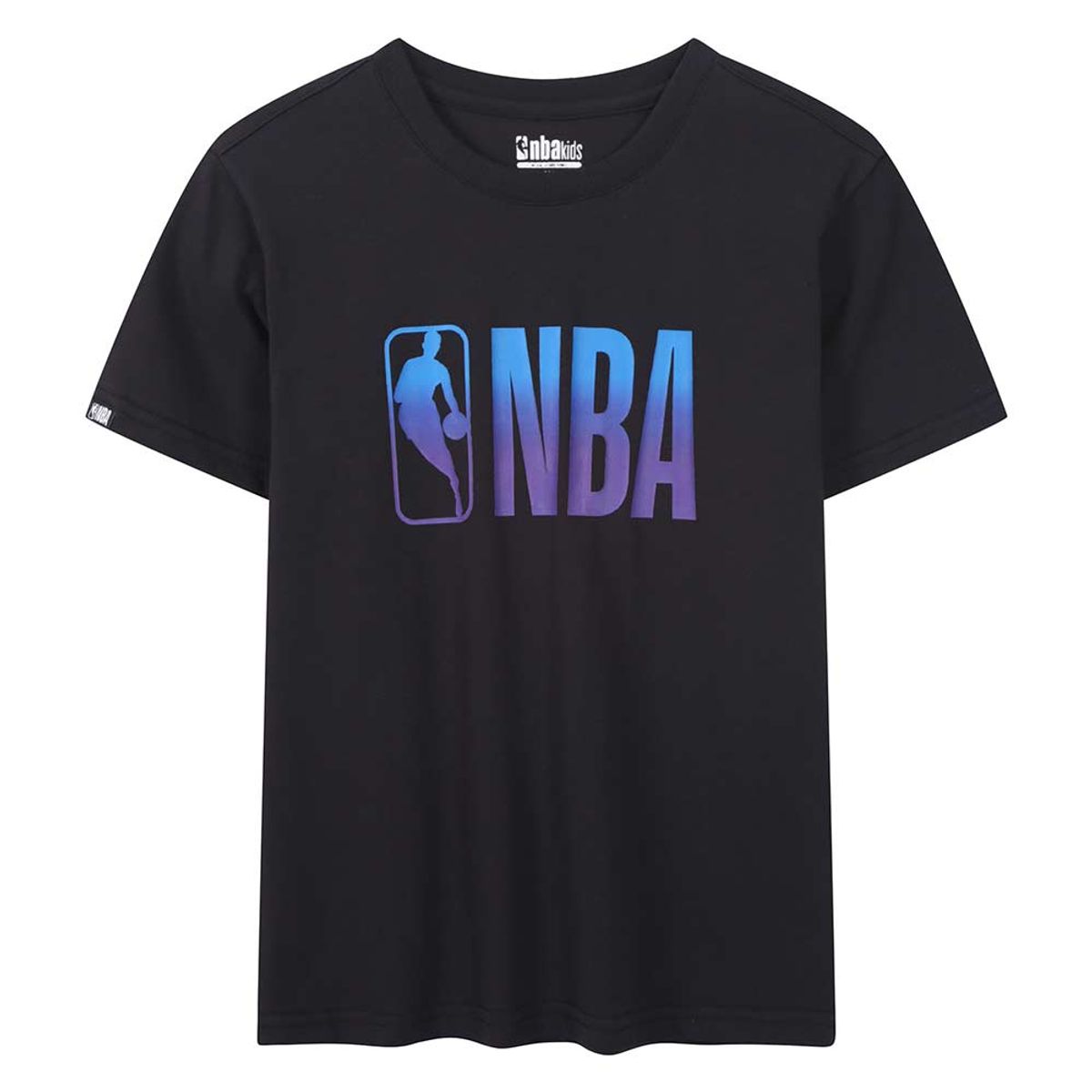엔비에이 키즈(NBA KIDS) 그라데이션 빅로고 반팔티(K262TS190P) 블랙