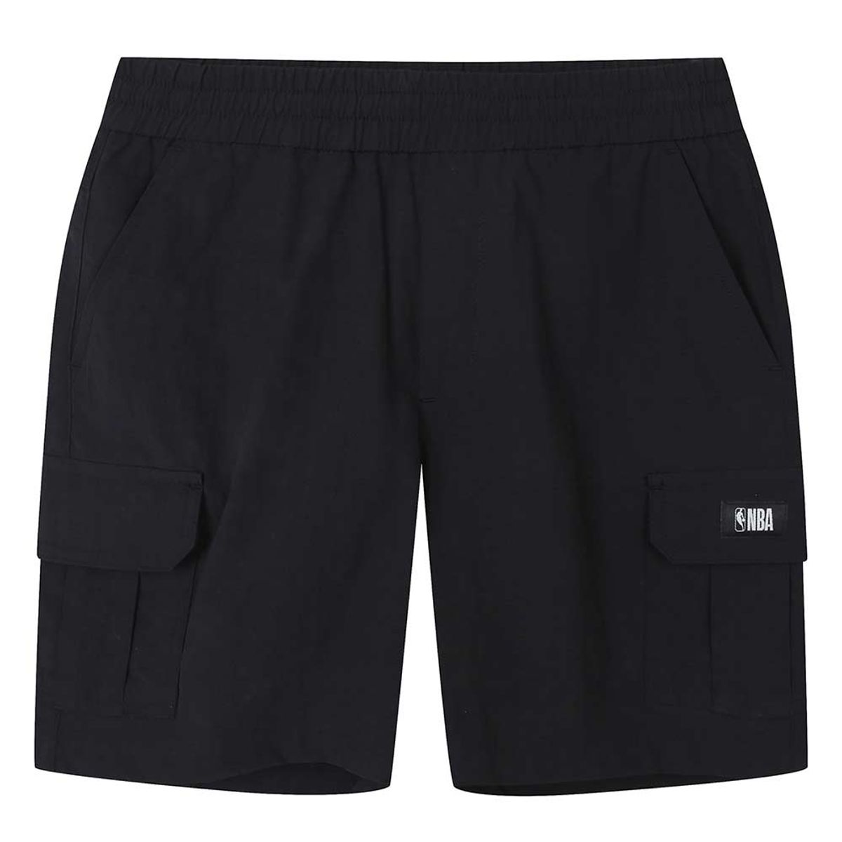 엔비에이 키즈(NBA KIDS) 에센셜 면스판 카고포켓 5부 쇼츠(K262PT180P) 블랙