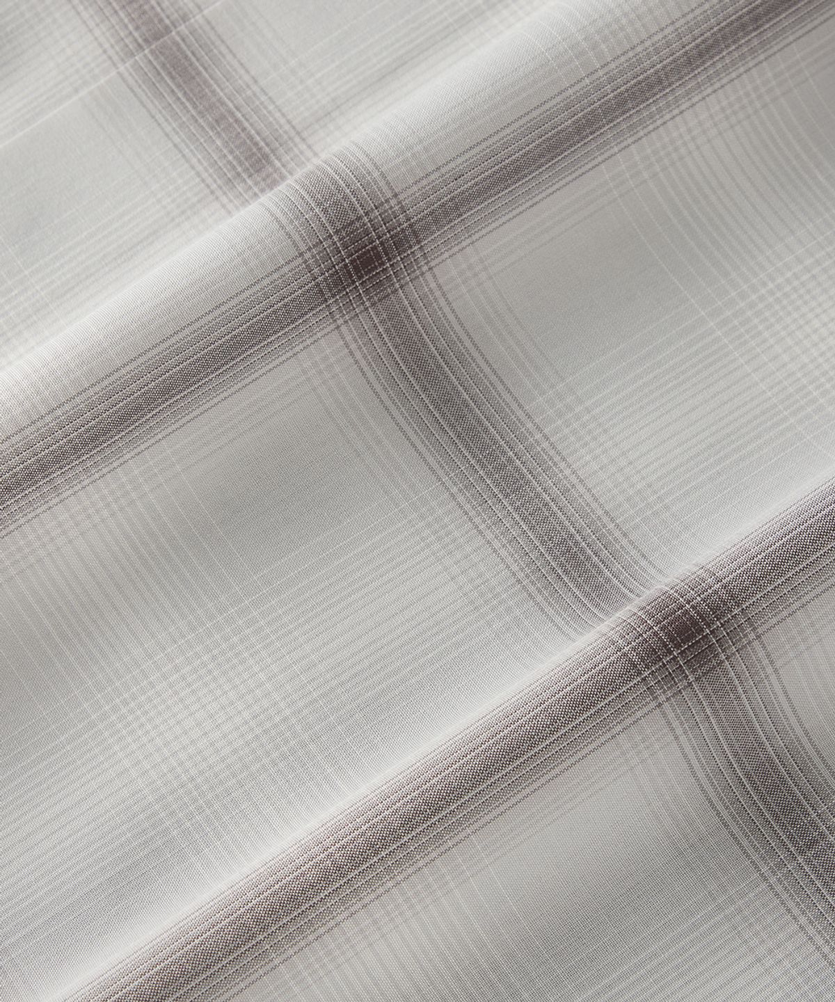 테일던(TAILDERN) Light Rayon Check Shirt Jacket Grey