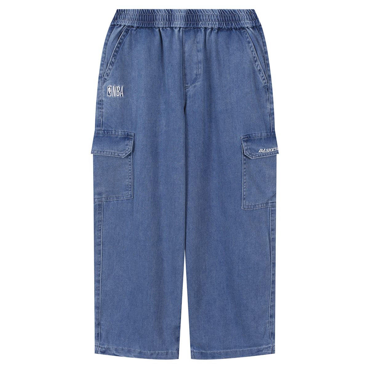 엔비에이 키즈(NBA KIDS) 라이트 카고 데님 팬츠 (K262DP110P) 블루