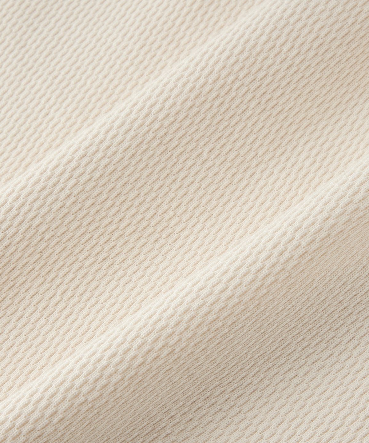 테일던(TAILDERN) Waffle Henley Long-Sleeve T-shirt Ivory