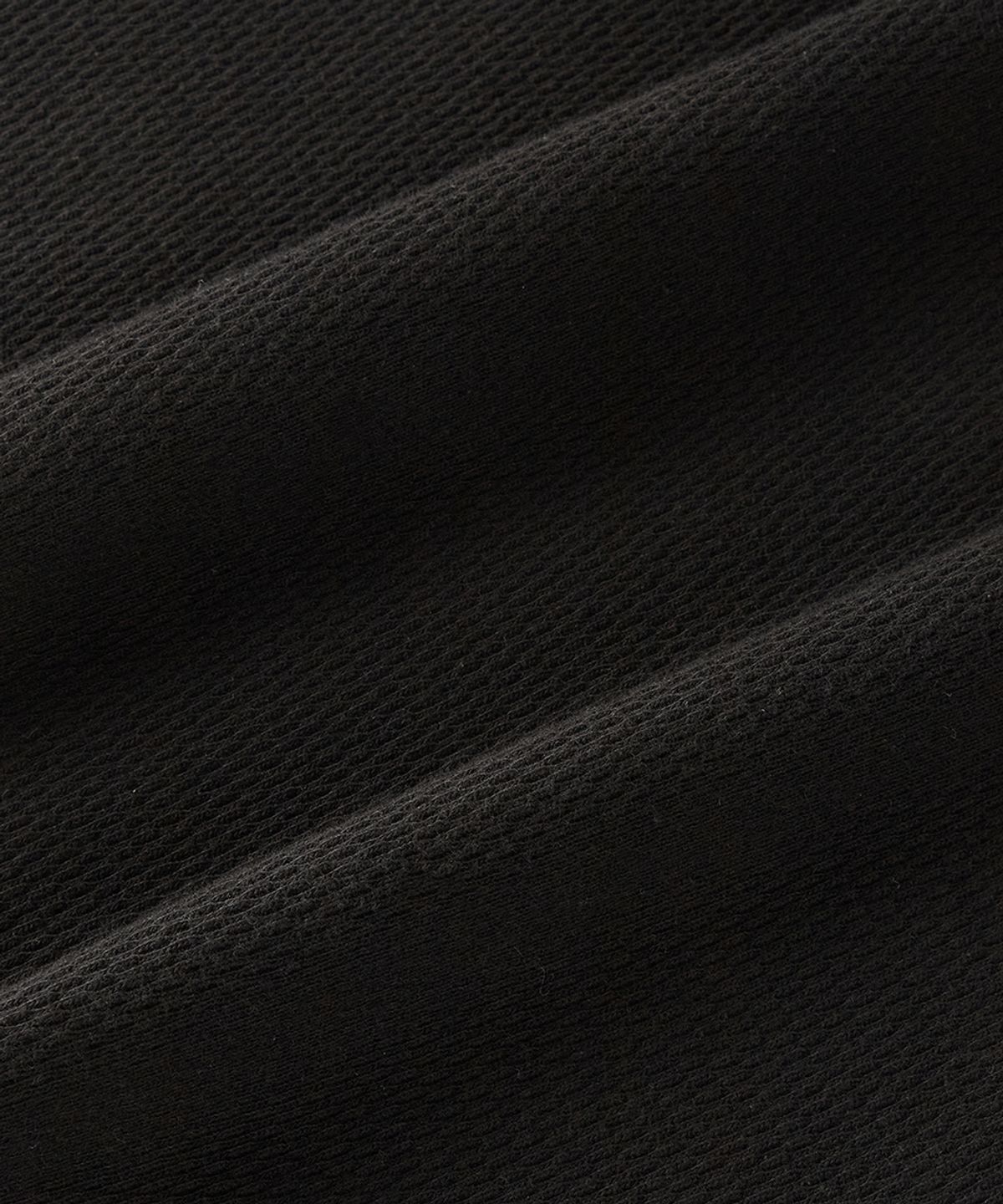 테일던(TAILDERN) Waffle Long-Sleeve T-shirt Black