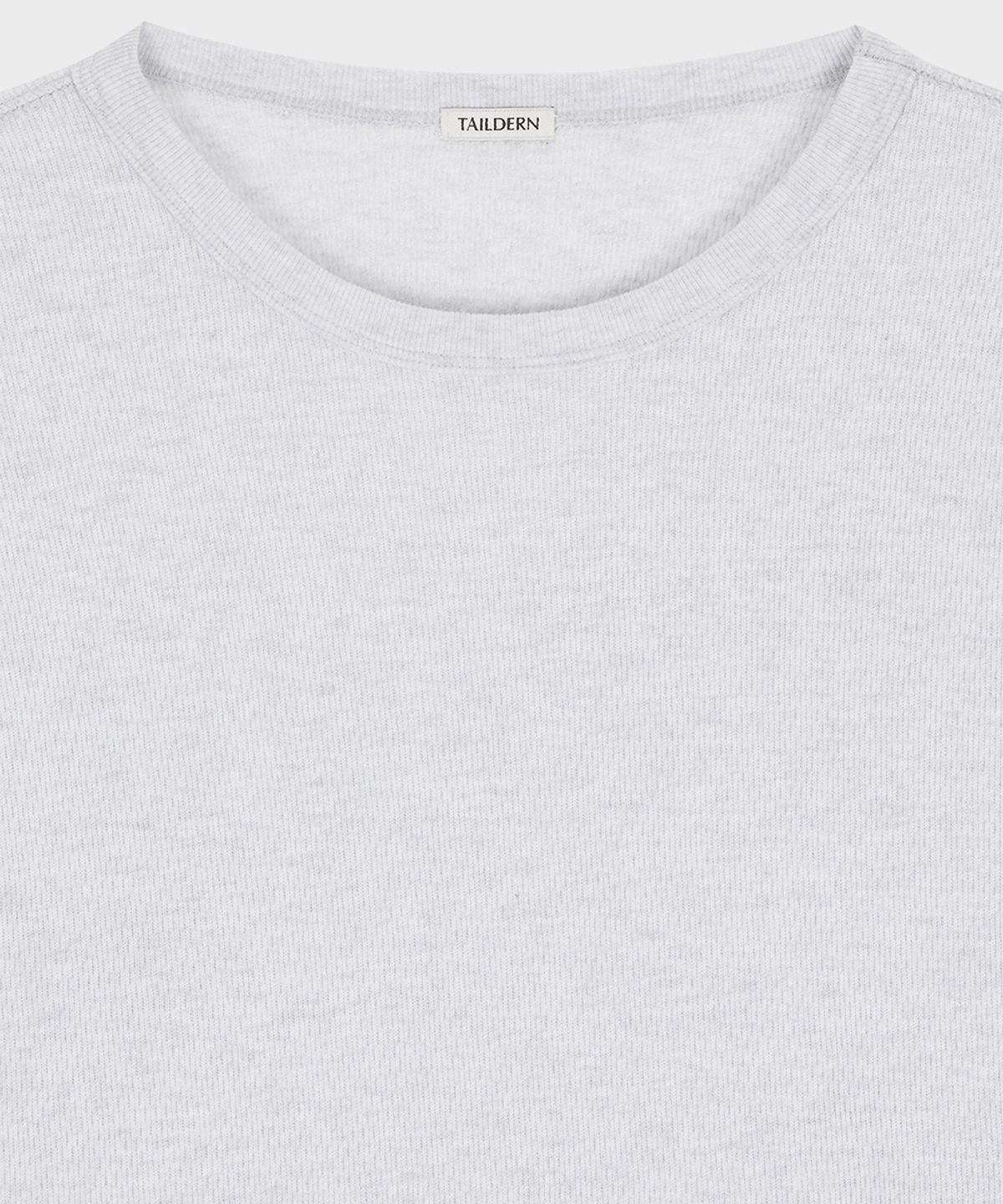 테일던(TAILDERN) Waffle Long-Sleeve T-shirt Melange