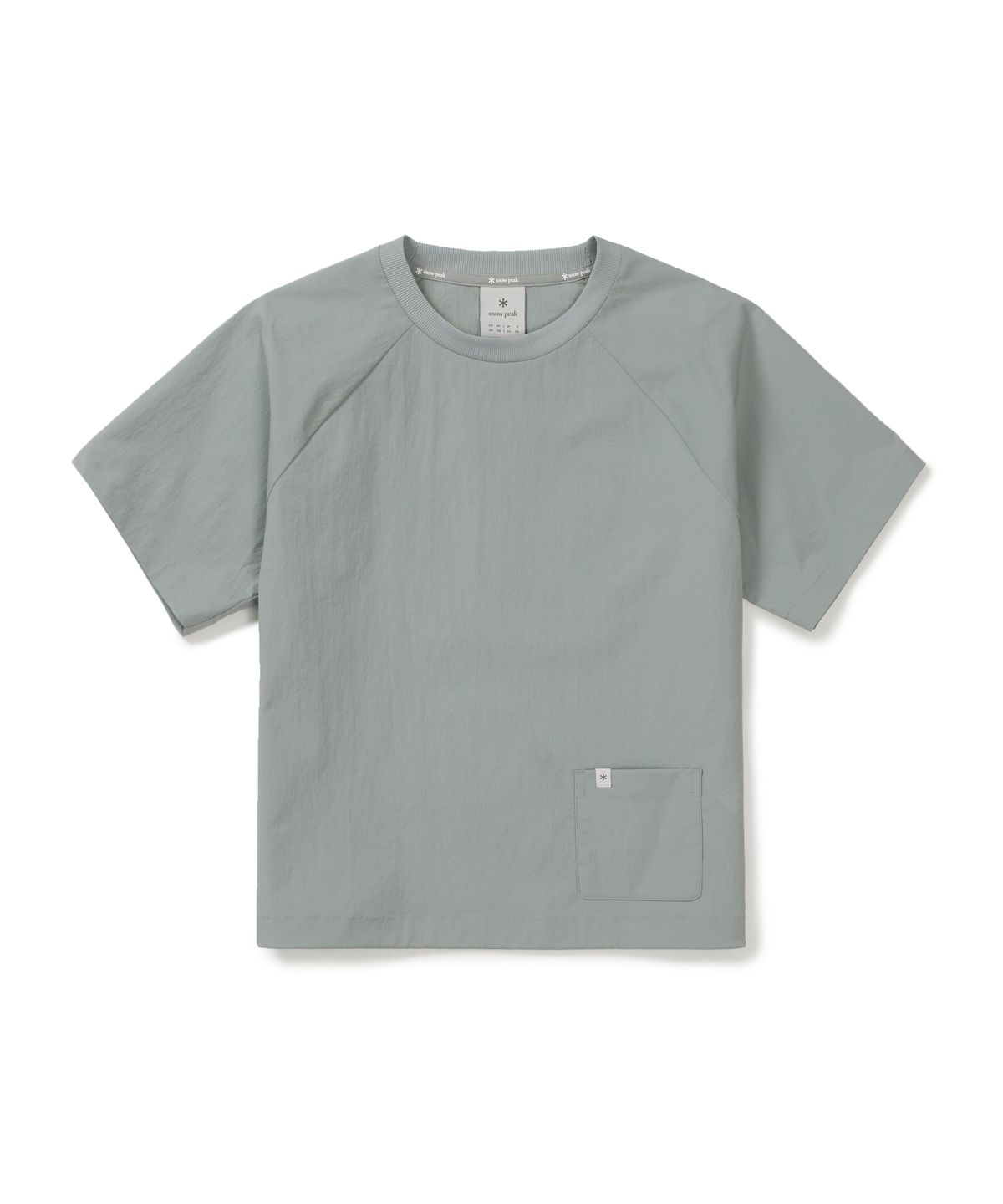 스노우피크 어패럴(SNOWPEAK APPAREL) 루트 여성 포켓 반팔 티셔츠 (S26MWRTS61) Mint