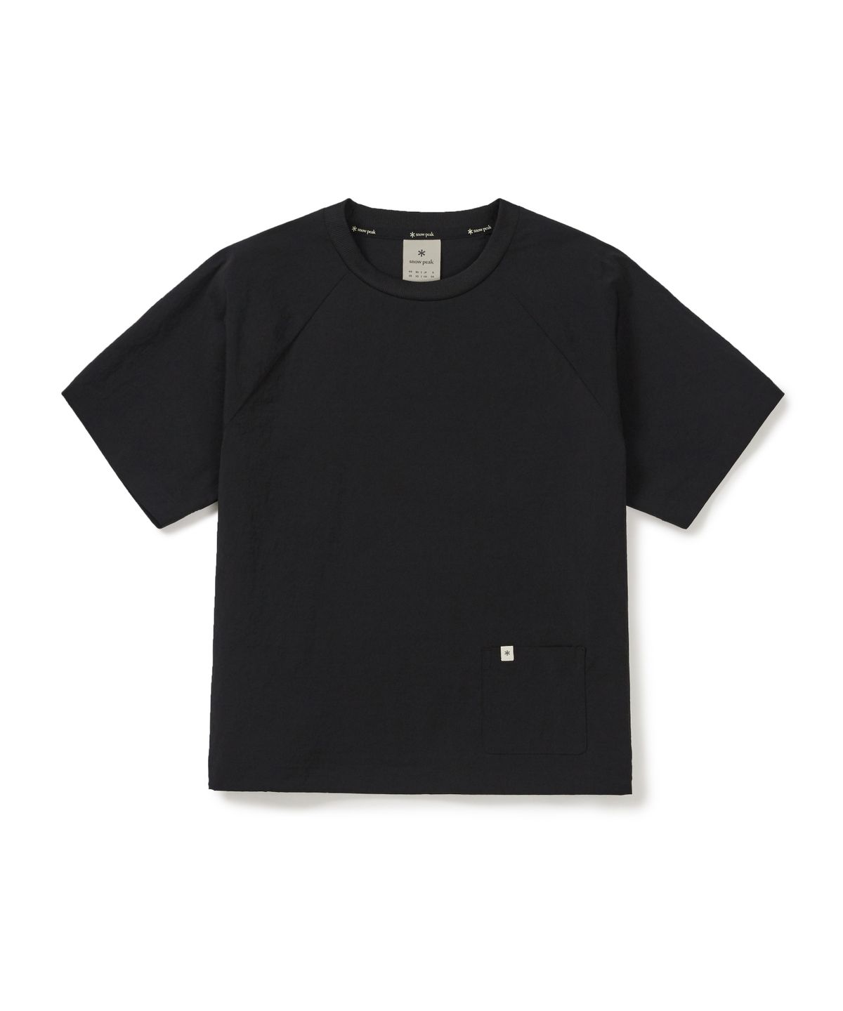 스노우피크 어패럴(SNOWPEAK APPAREL) 루트 여성 포켓 반팔 티셔츠 (S26MWRTS61) Black