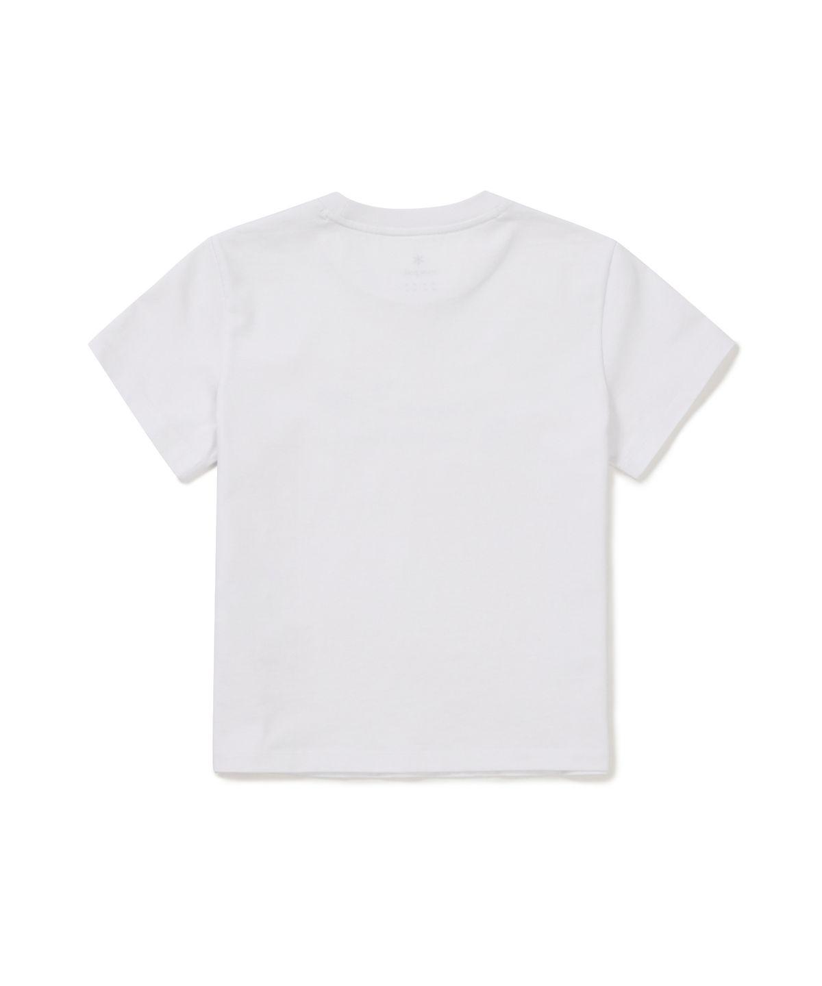 스노우피크 어패럴(SNOWPEAK APPAREL) 에어로쿨 여성 크롭 레터링 반팔 티셔츠 (S26MWFTS25) White