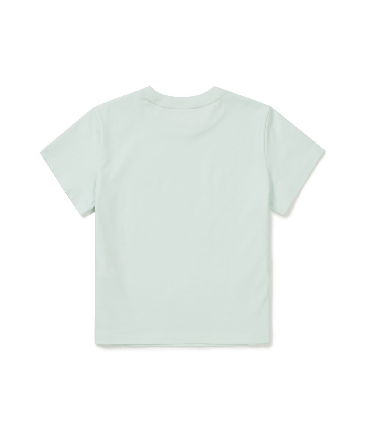 스노우피크 어패럴(SNOWPEAK APPAREL) 에어로쿨 여성 크롭 레터링 반팔 티셔츠 (S26MWFTS25) Mint