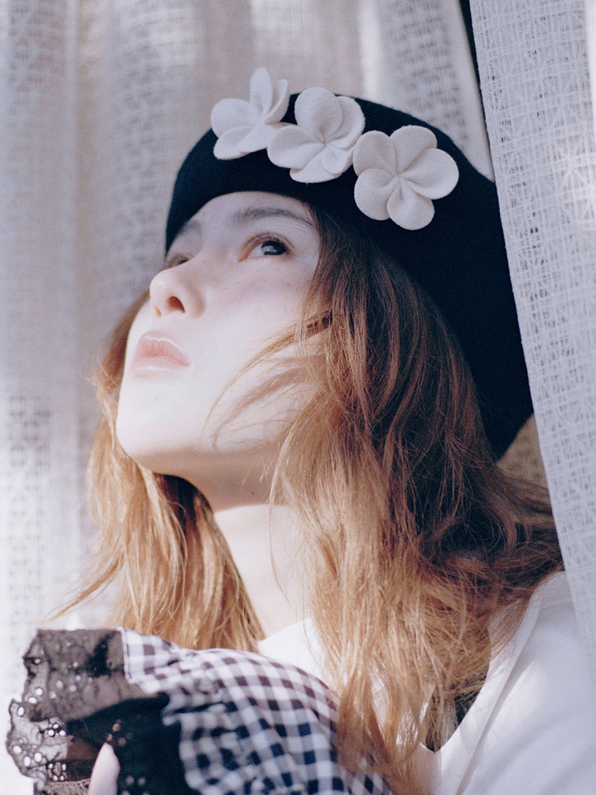 포에지담(POESIEDAME) VINCA BERET IN CREAM