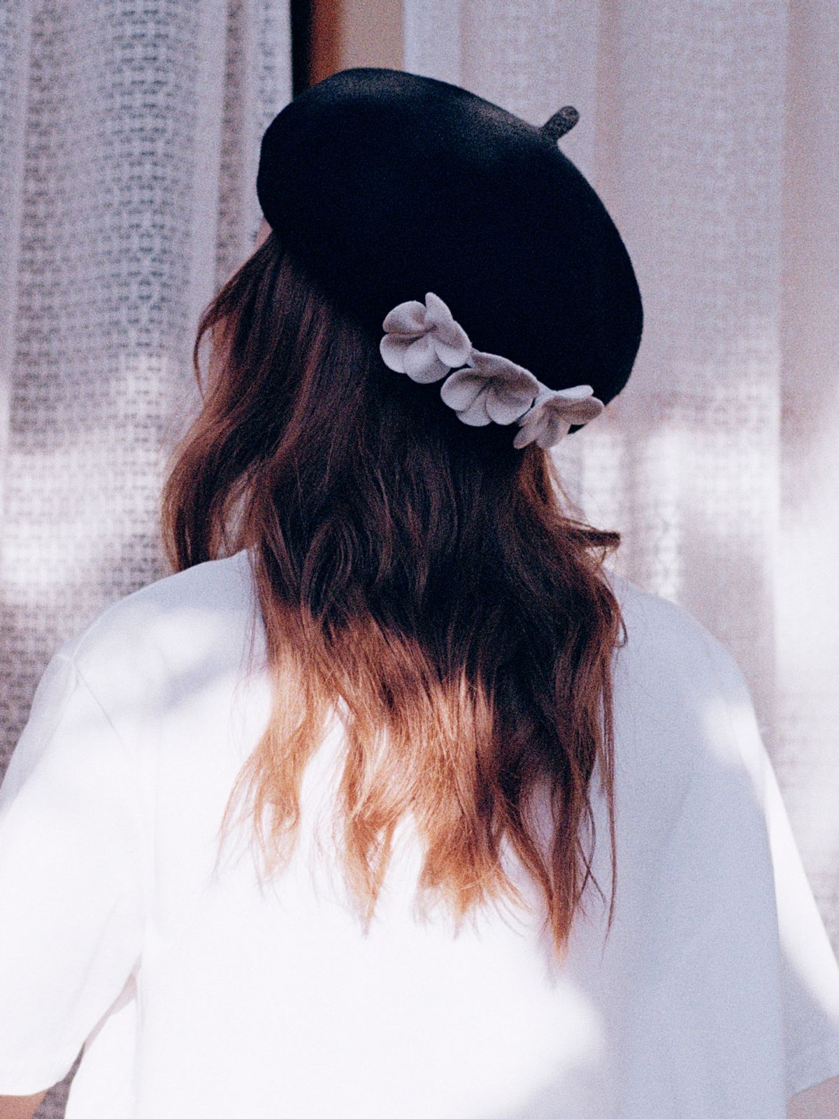 포에지담(POESIEDAME) VINCA BERET IN CREAM