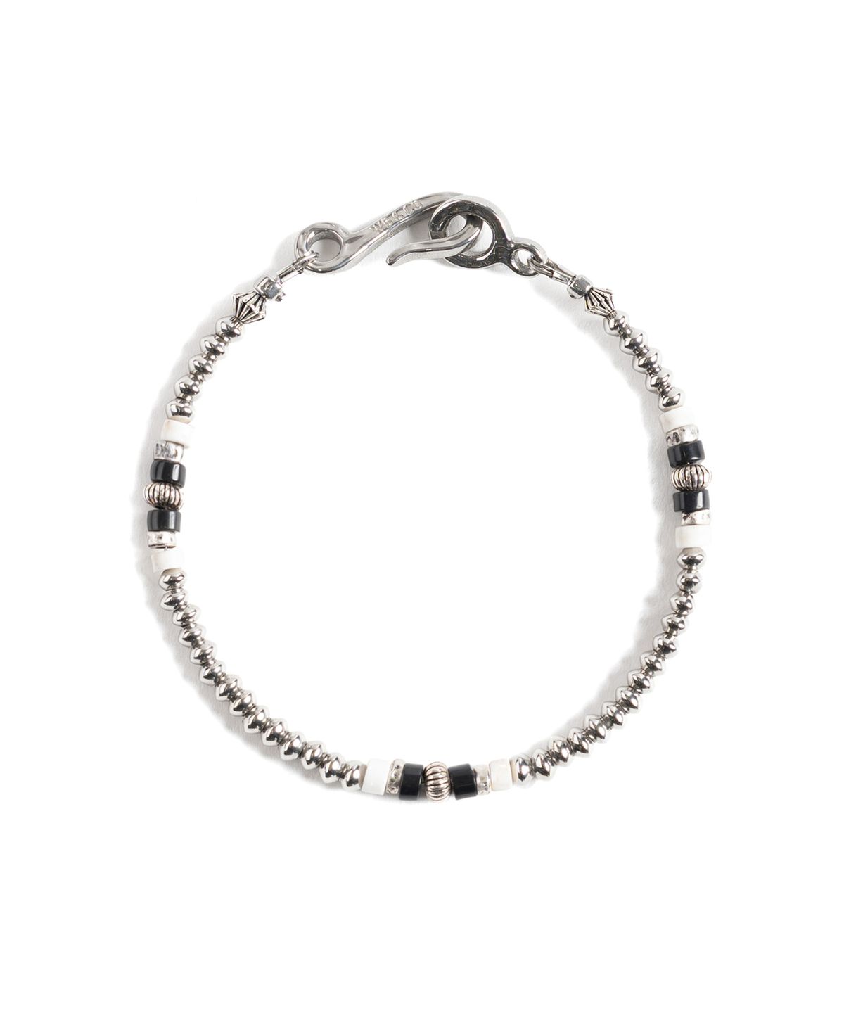 와일드 브릭스(WILD BRICKS) W25 METAL BEAD BRACELET (black)