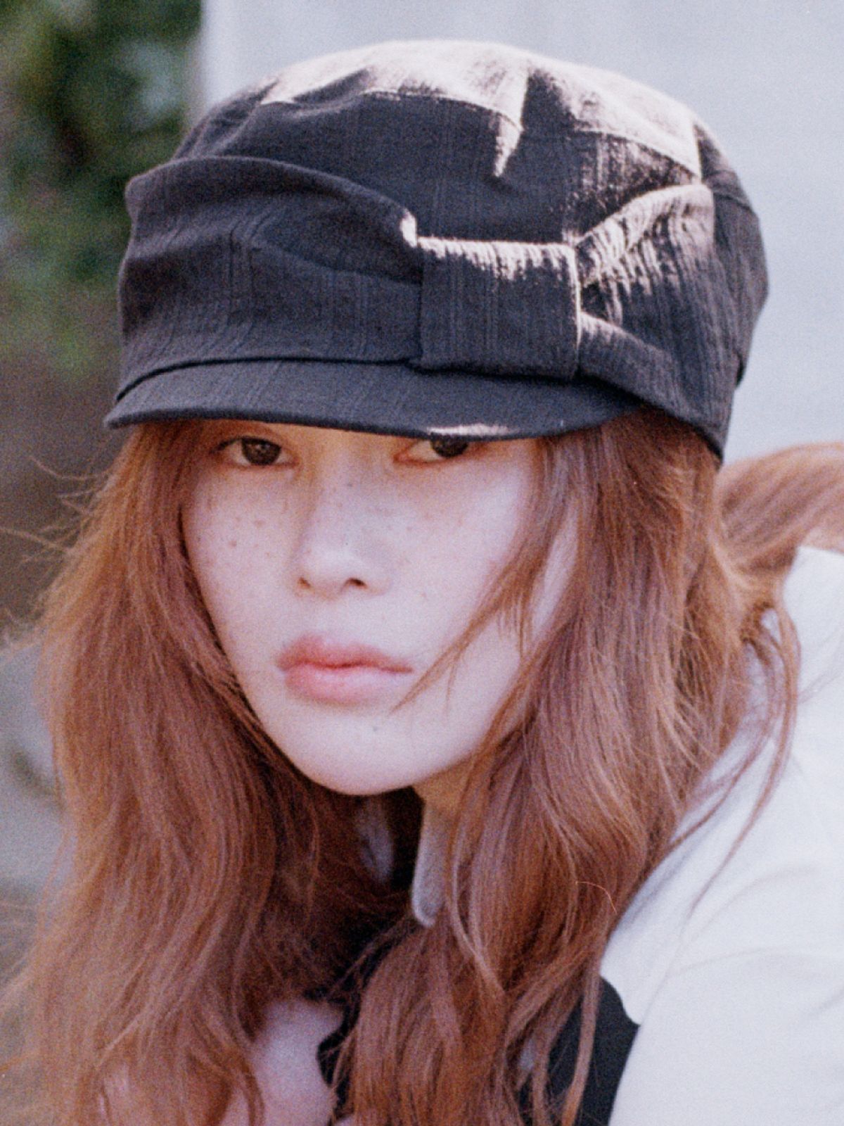 포에지담(POESIEDAME) RUBAN NOUVELLE MARGOT HAT IN BLACK