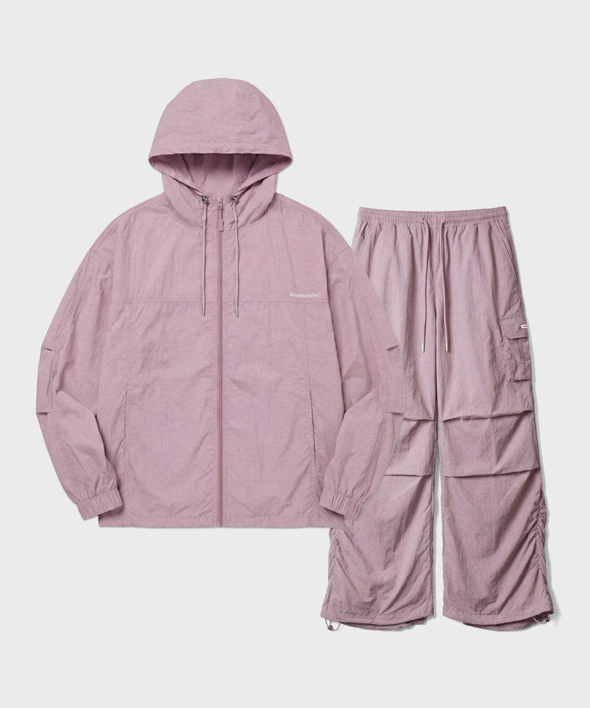 마스마룰즈 어패럴(MASMARULEZ APPAREL) [SET] Essential Two Way Light Windbreaker Set-Up_Indie Pink