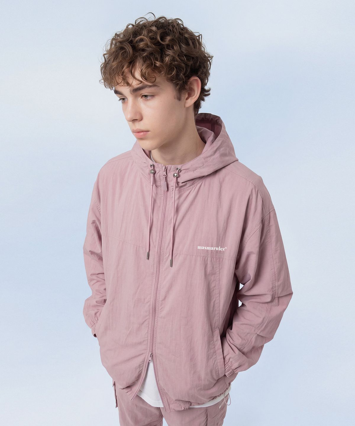 마스마룰즈 어패럴(MASMARULEZ APPAREL) Essential Two Way Light Windbreaker_Indie Pink