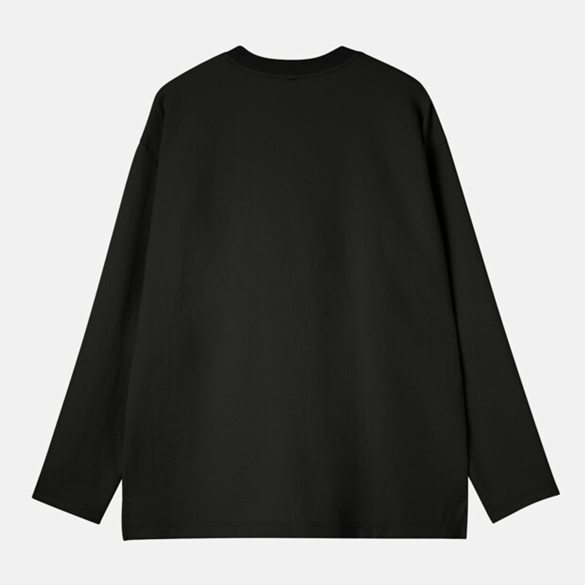 데상트(DESCENTE) [ALLTERRAIN I/O] STRETCH TWILL LONG SLEEVE T-SHIRT 블랙 SR113KTL13