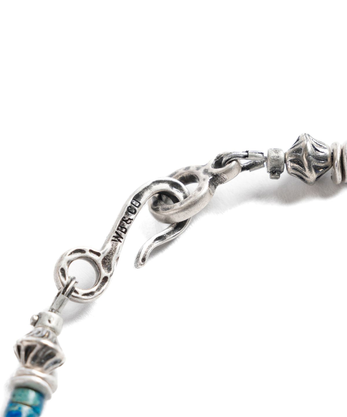 와일드 브릭스(WILD BRICKS) W25 STONE BEAD NECKLACE (blue)