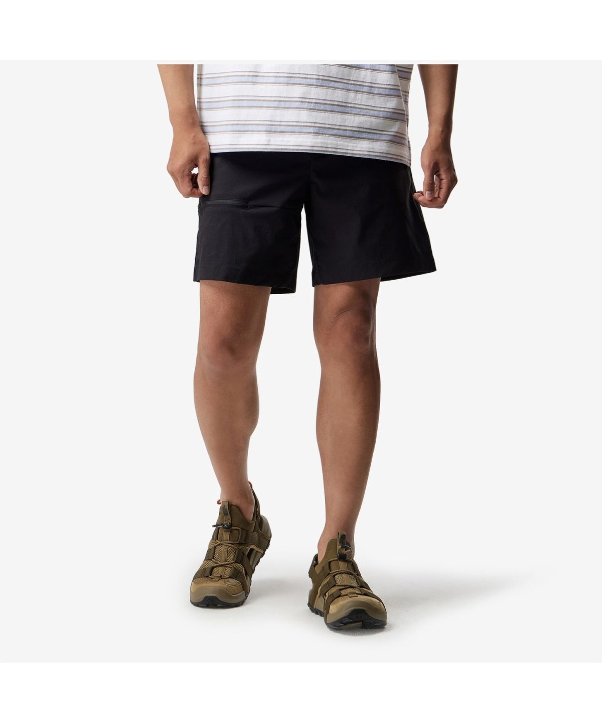 노스페이스(THE NORTH FACE) NS6NS29A 남성 베이신 쇼츠 7인치 BLACK