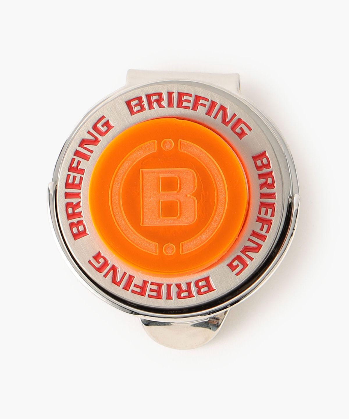 브리핑 골프(BRIEFING GOLF) 클리어 콤비 마그넷 마커_오렌지