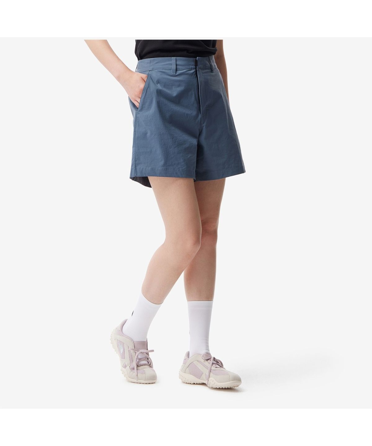 노스페이스(THE NORTH FACE) NS6NS49C 여성 베이신 쇼츠 5인치 SMOKE BLUE