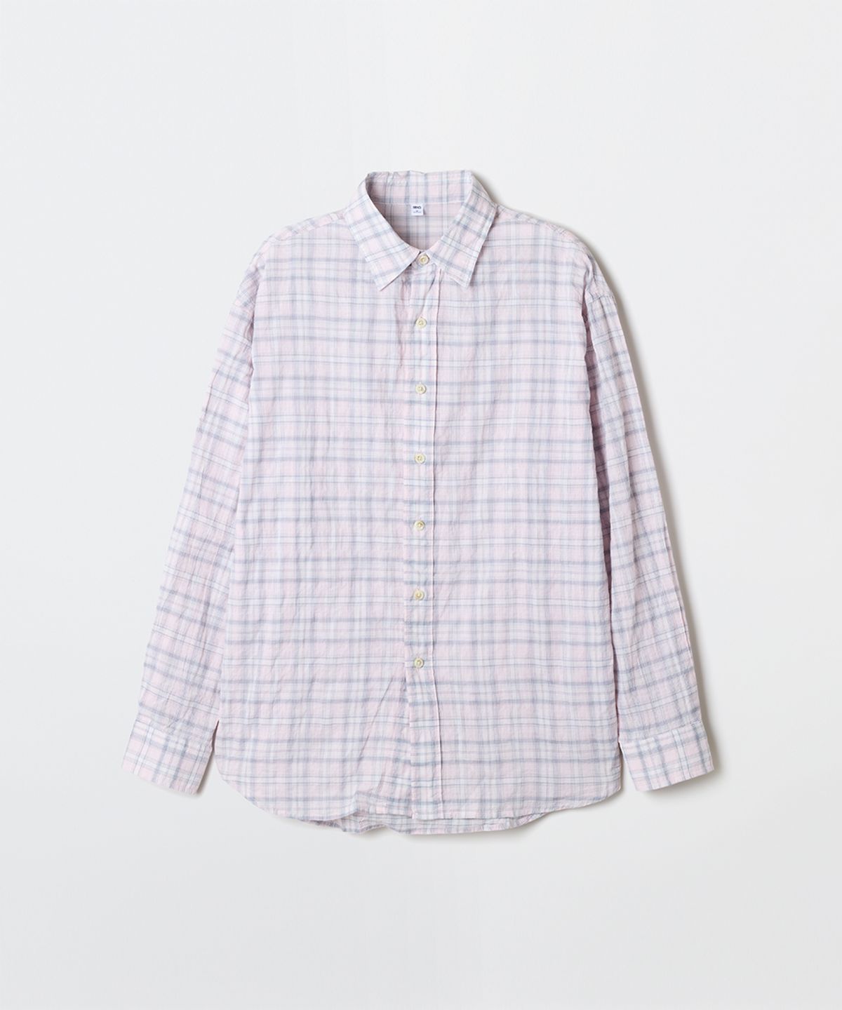 스파오(SPAO) 오버핏 체크 셔츠_SPYCG37C01