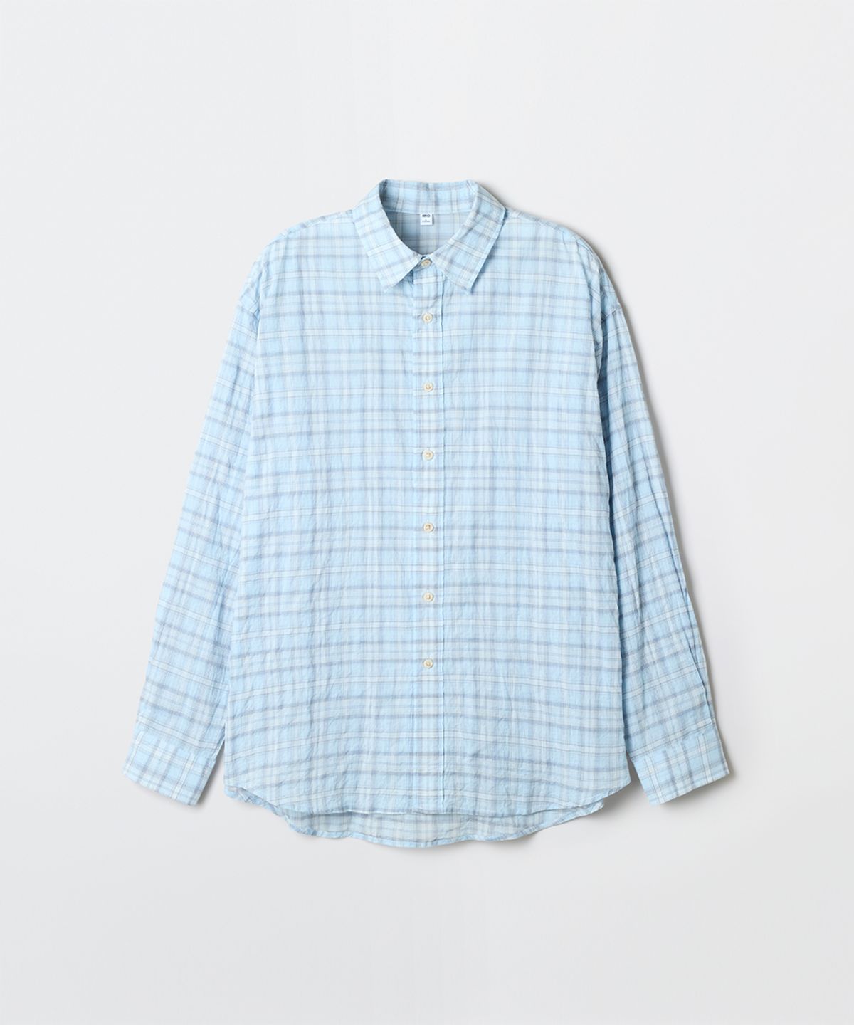 스파오(SPAO) 오버핏 체크 셔츠_SPYCG37C01