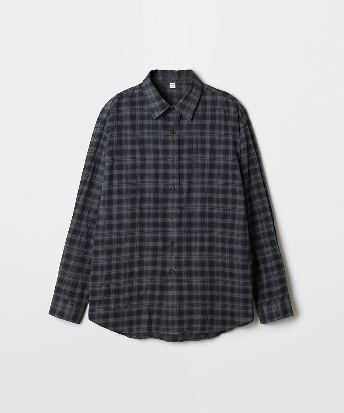 스파오(SPAO) 오버핏 체크 셔츠_SPYCG37C01