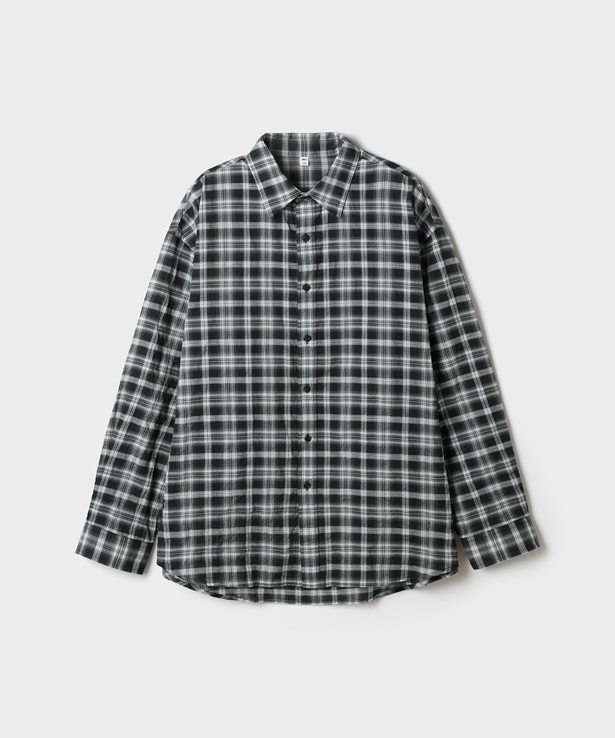 스파오(SPAO) 오버핏 체크 셔츠_SPYCG37C01