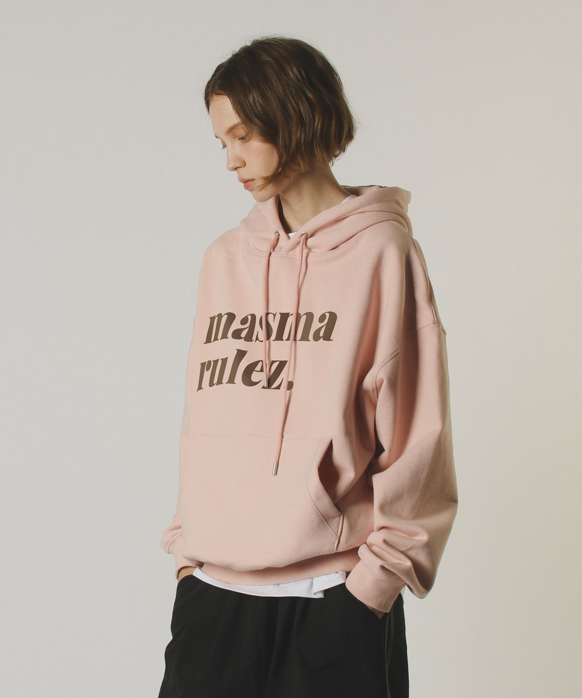 마스마룰즈 어패럴(MASMARULEZ APPAREL) MSMRZ big logo hoodie_9 Colors