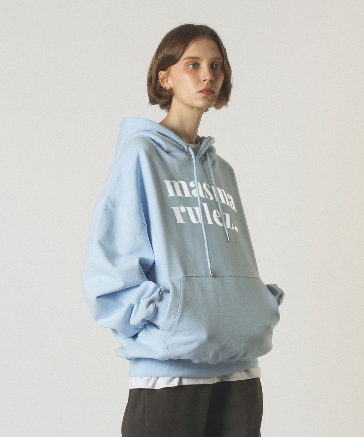 마스마룰즈 어패럴(MASMARULEZ APPAREL) MSMRZ big logo hoodie_9 Colors