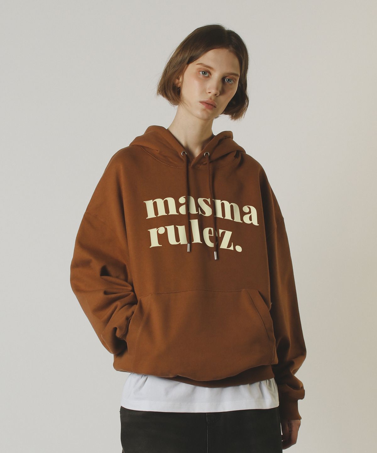 마스마룰즈 어패럴(MASMARULEZ APPAREL) MSMRZ big logo hoodie_9 Colors