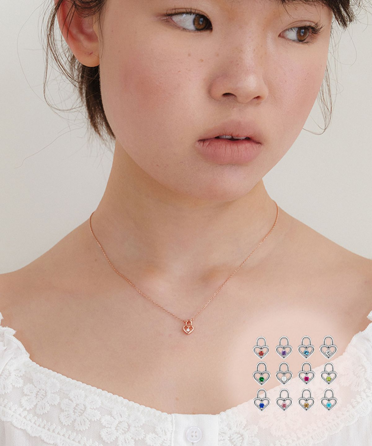 오블라(OVLA) [애타트] IN MY HEART_through every season necklace JN048