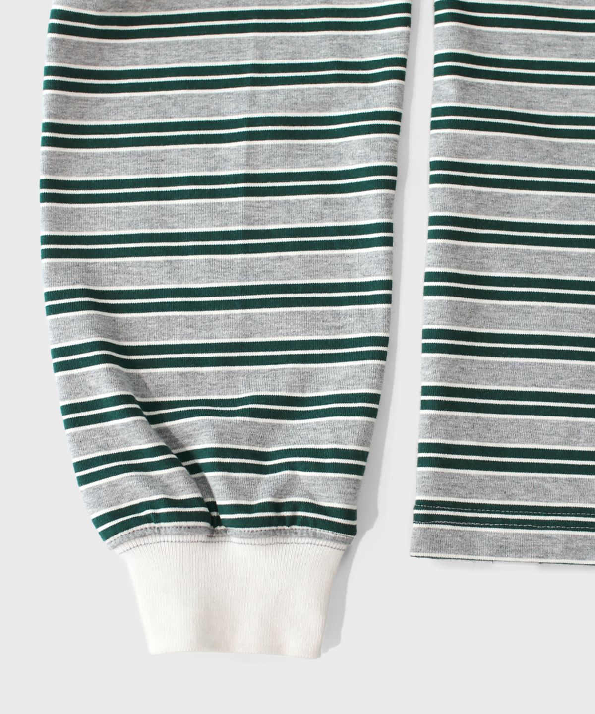 마스마룰즈 어패럴(MASMARULEZ APPAREL) Multi Strip Collar Long Sleeve_Melange Gray