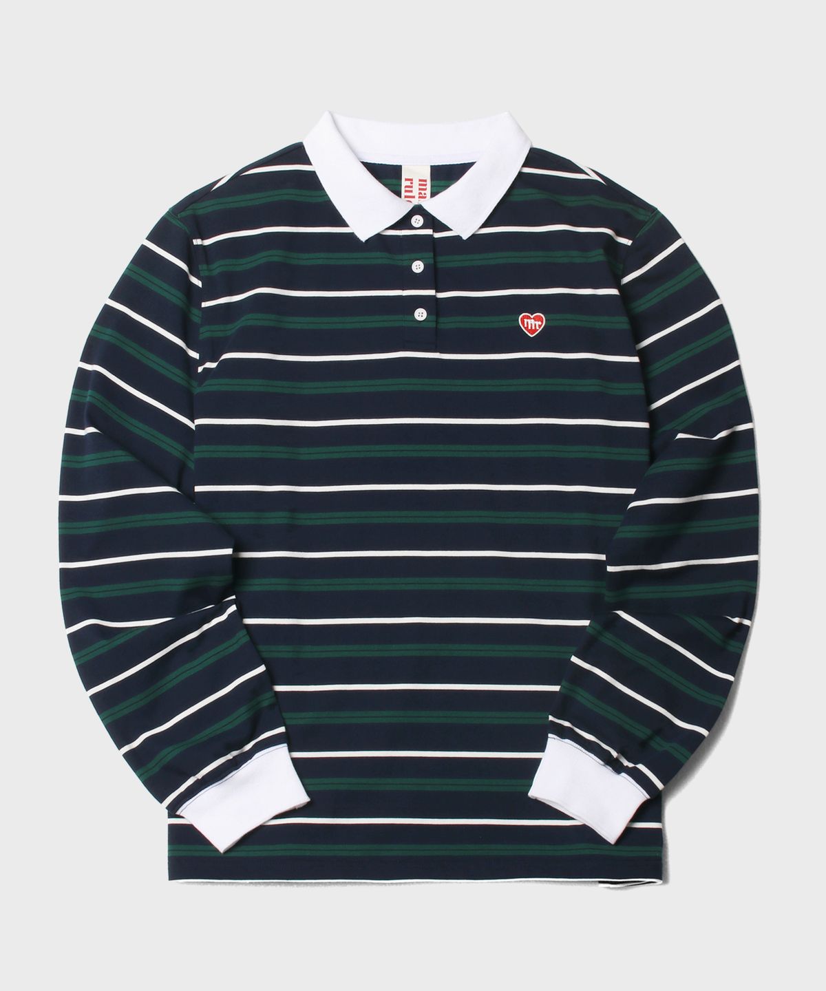 마스마룰즈 어패럴(MASMARULEZ APPAREL) Multi Strip Collar Long Sleeve_Navy