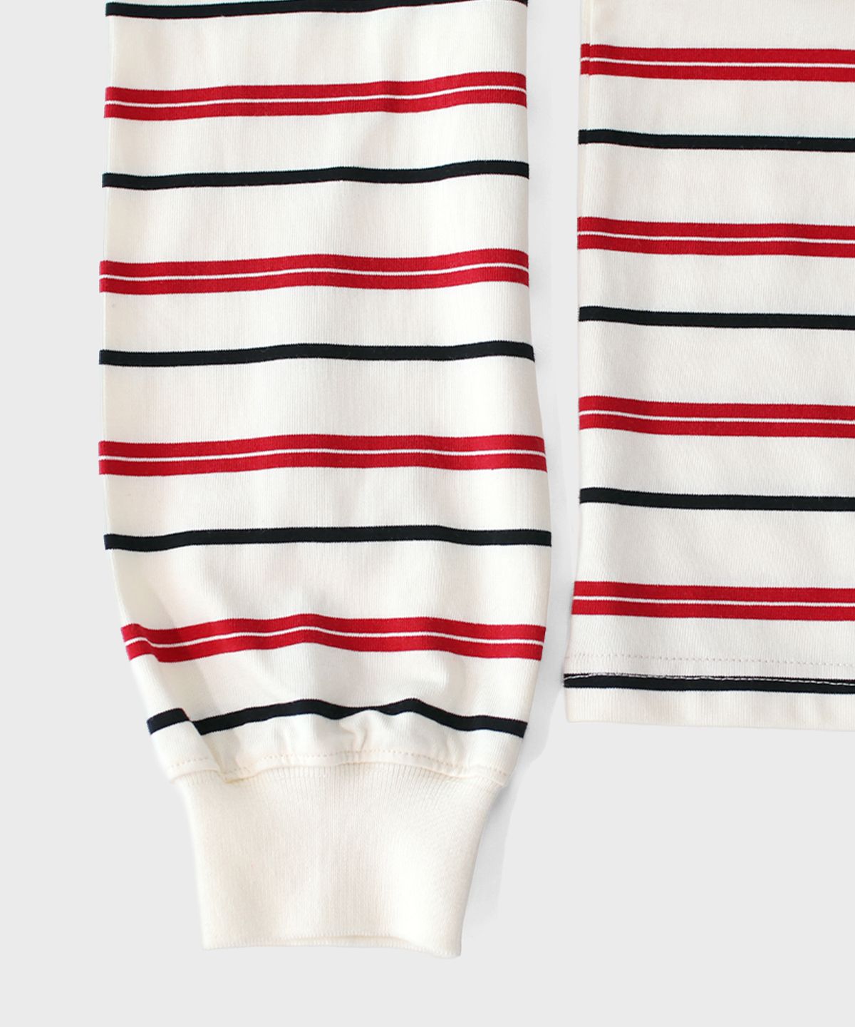 마스마룰즈 어패럴(MASMARULEZ APPAREL) Multi Strip Collar Long Sleeve_Ivory