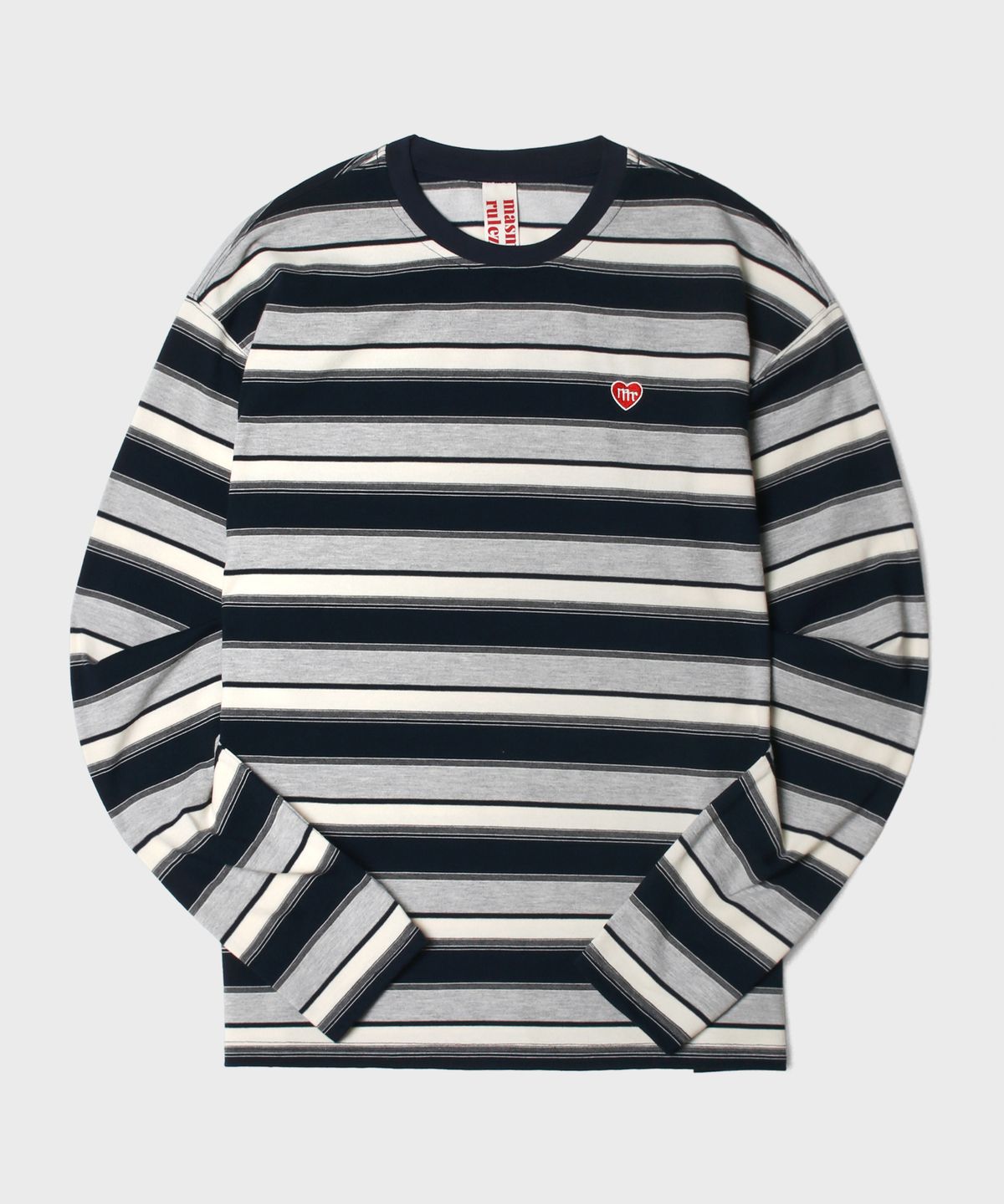 마스마룰즈 어패럴(MASMARULEZ APPAREL) Multi Strip Long Sleeve_Navy