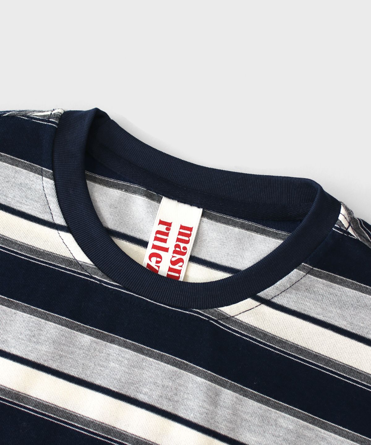 마스마룰즈 어패럴(MASMARULEZ APPAREL) Multi Strip Long Sleeve_Navy