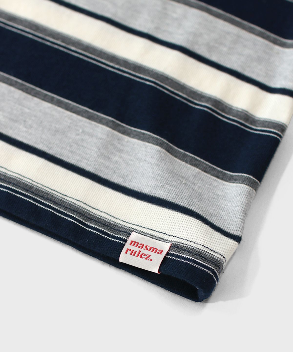 마스마룰즈 어패럴(MASMARULEZ APPAREL) Multi Strip Long Sleeve_Navy