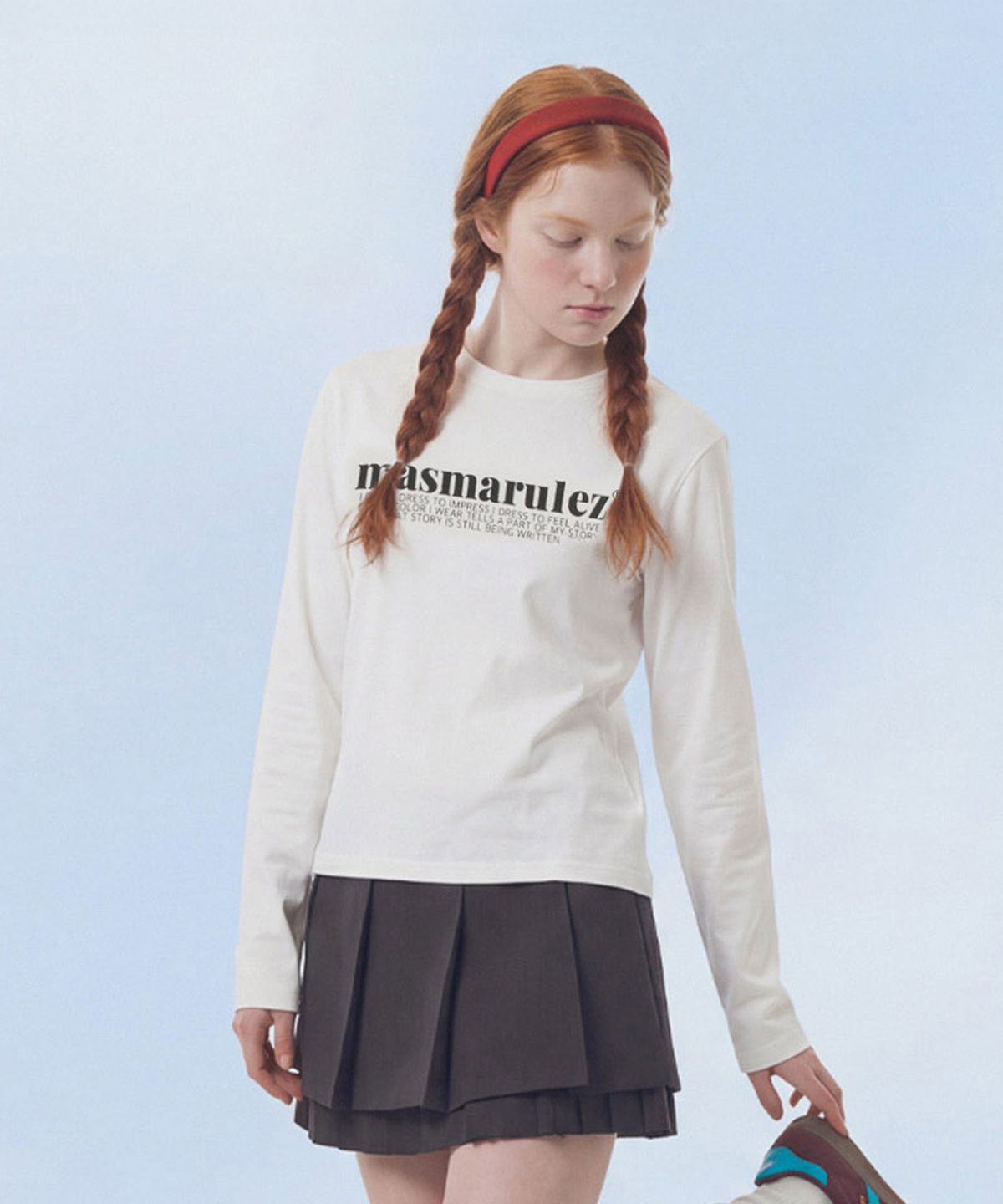 마스마룰즈 어패럴(MASMARULEZ APPAREL) Essential Basic Logo Long Sleeve_2 Colors